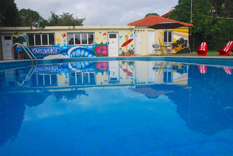 Vista do hostel